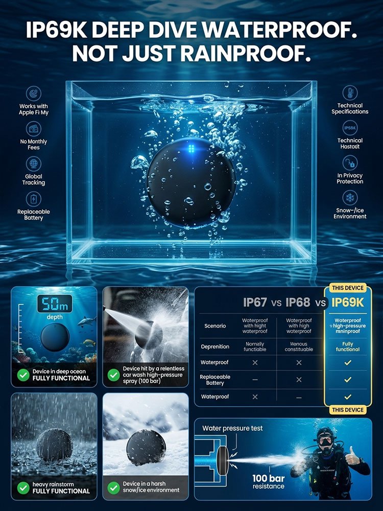 Strong Magnetic Global Anti-Loss Locator