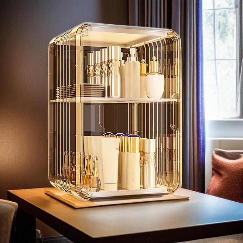 Transparent Acrylic Lipstick & Facial Mask Organizer