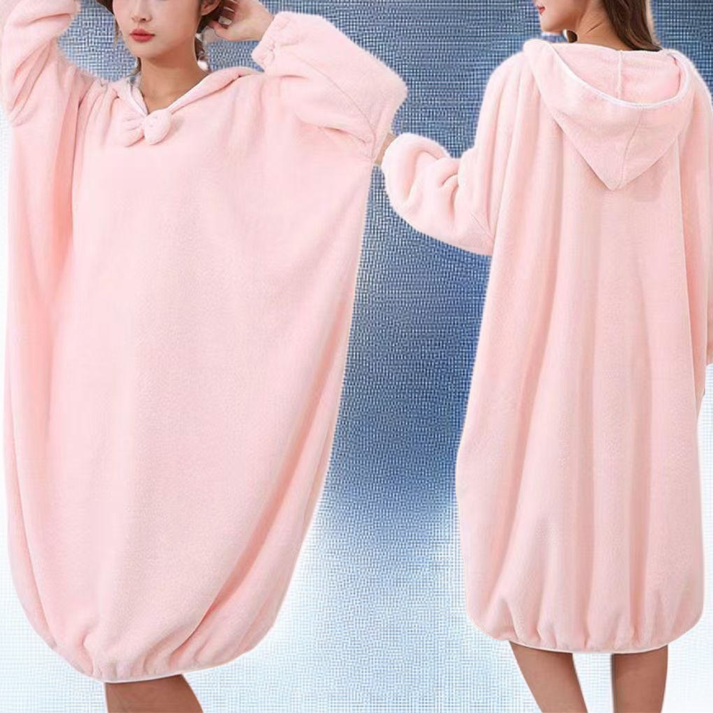 秋冬新款浴袍長袖