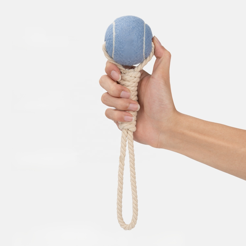 Pelota de tenis interactiva para limpieza dental de mascotas