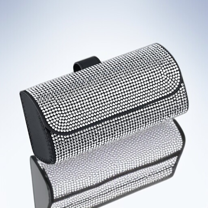 กล่องใส่แว่นตากันแดดรถยนต์กล่องใส่แว่นตากันแดดสำหรับผู้หญิงทั่วไป