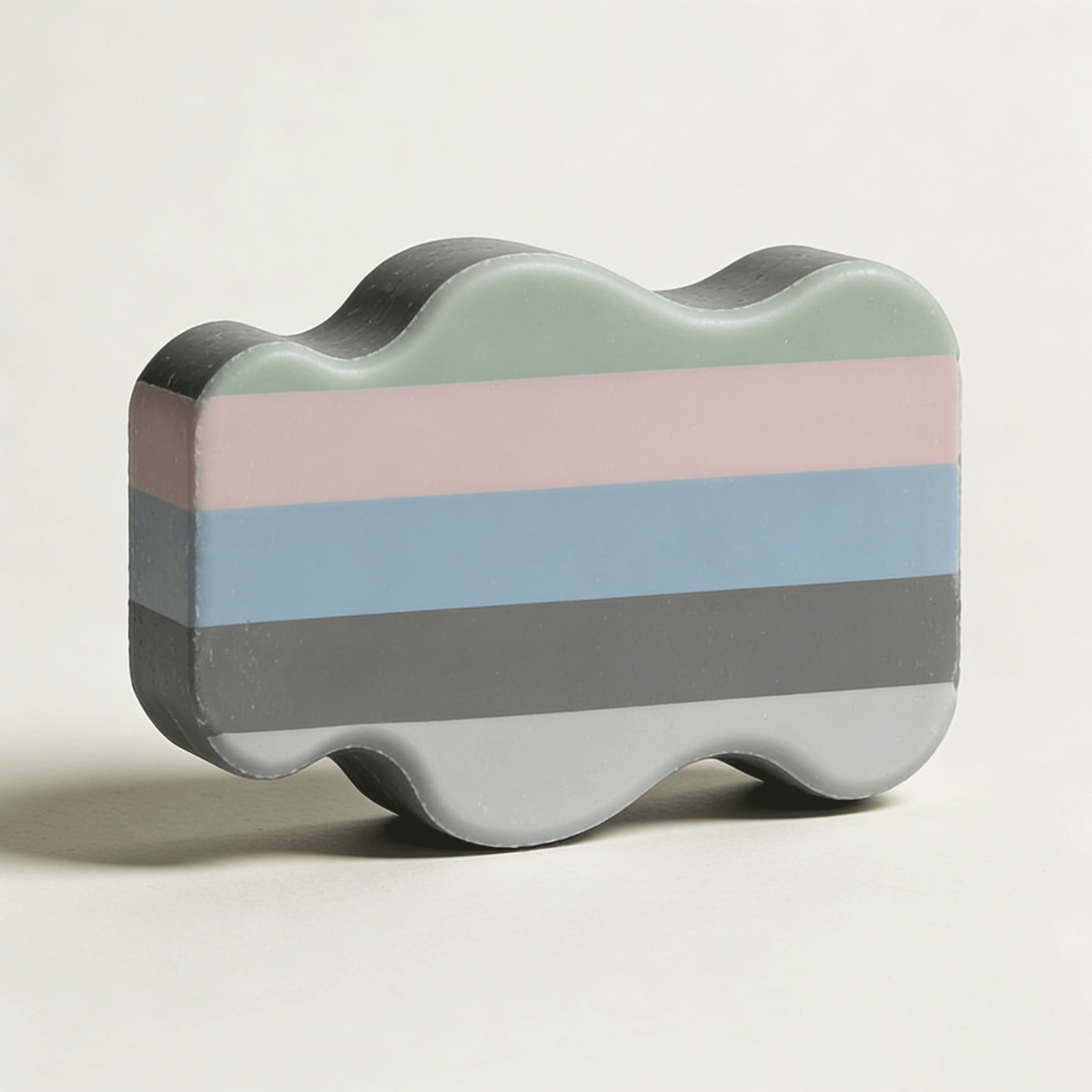 Colorful Striped Shape Soap Bars (Pack of 5)