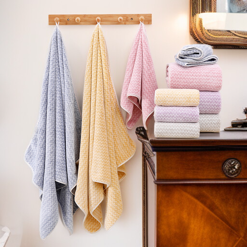 High-Efficiency Absorbent Coral Fleece Towel