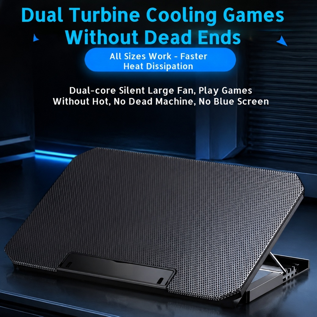 Laptop stand for better posture and cooling