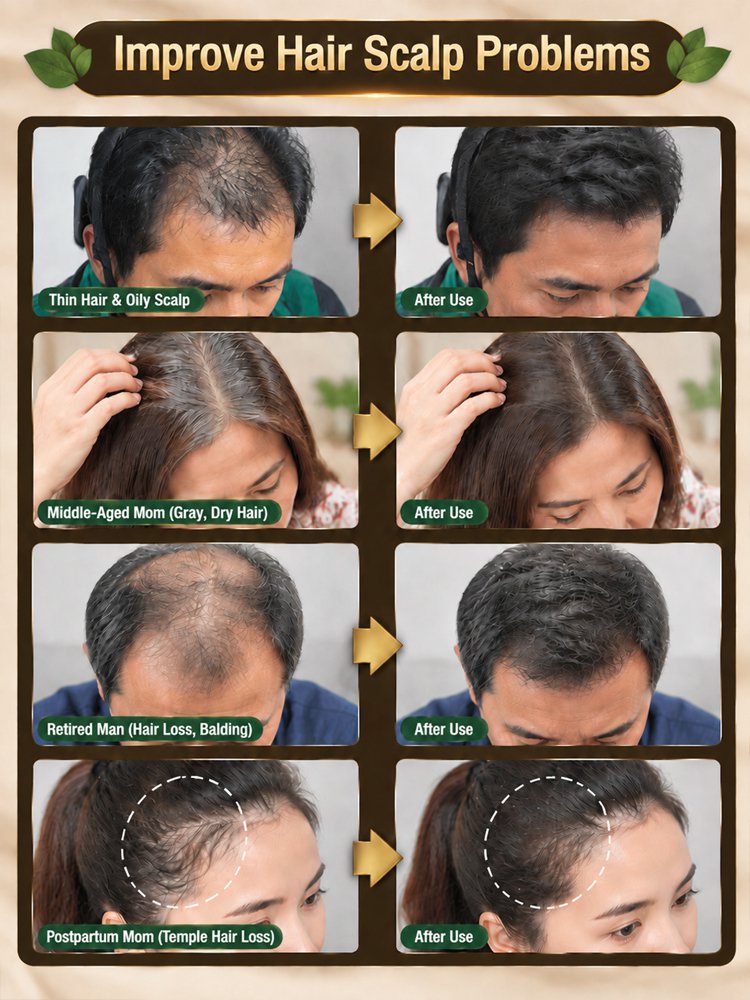 Polygonum Multiflorum & Biota Orientalis Leaf Hair Care Soap