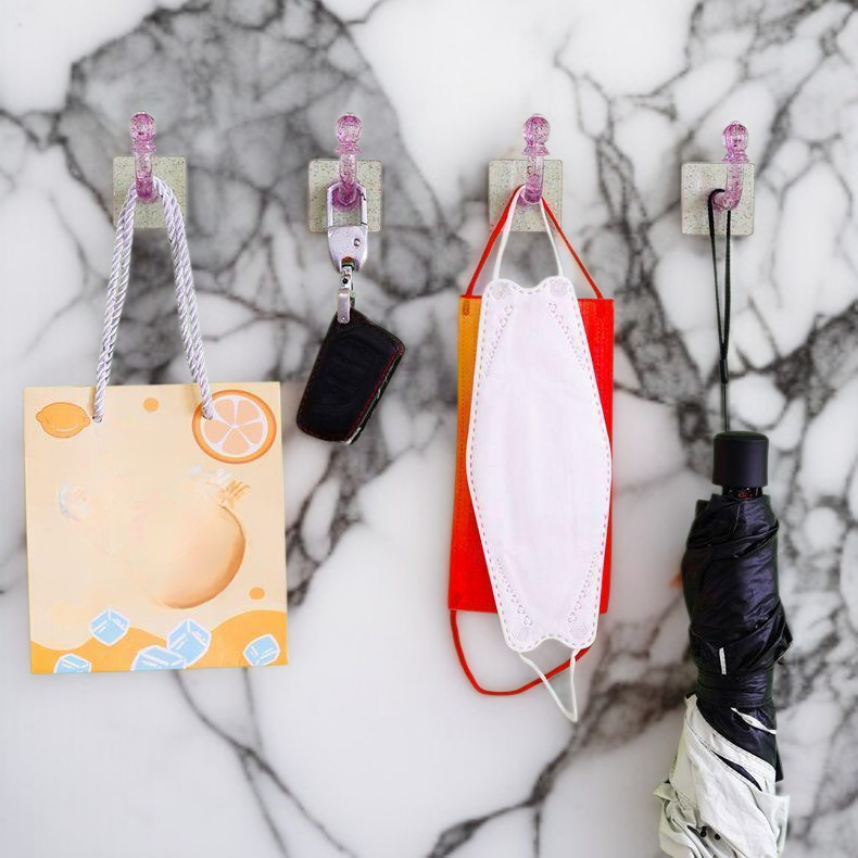 헤어밴드 수납 걸이 설치 방법 안내 이미지