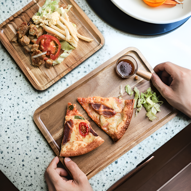 صينية فواكه مجففة مستطيلة