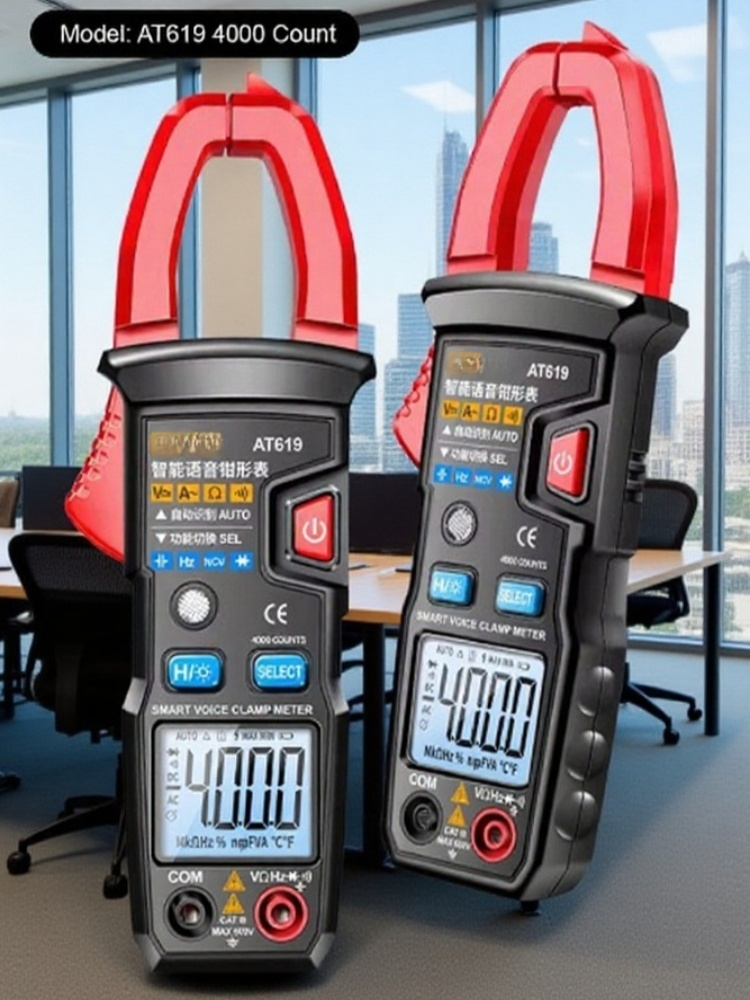 Automatyczny miernik cęgowy do pomiaru napięcia