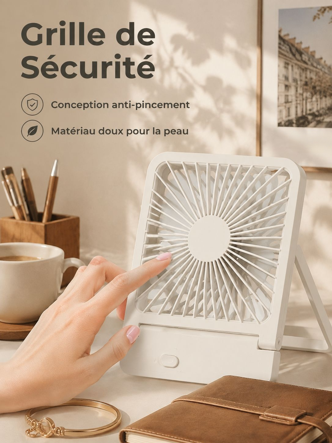 Mini ventilateur portable de bureau