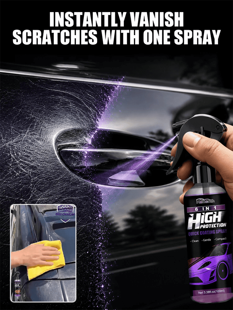 【Developed by Cambridge Science Park Labs】6-in-1 Car Coating Agent