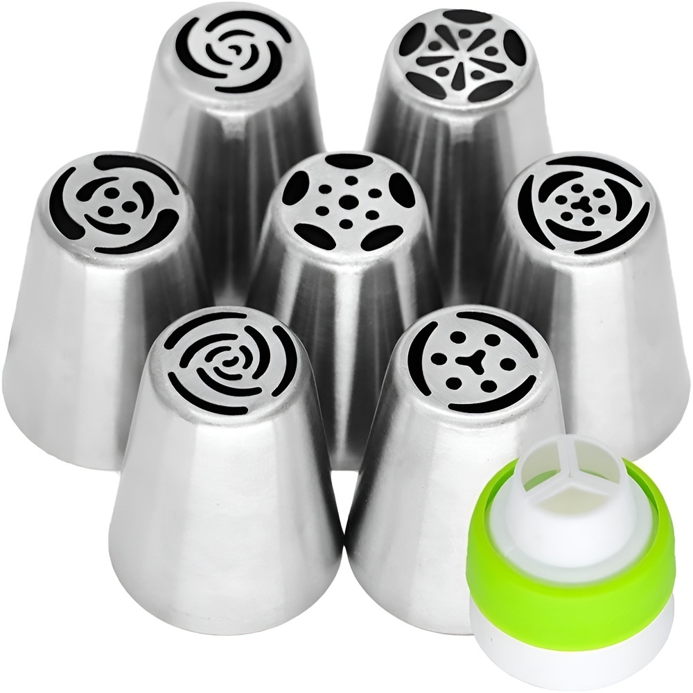 Piping nozzle and butter piping tool set 