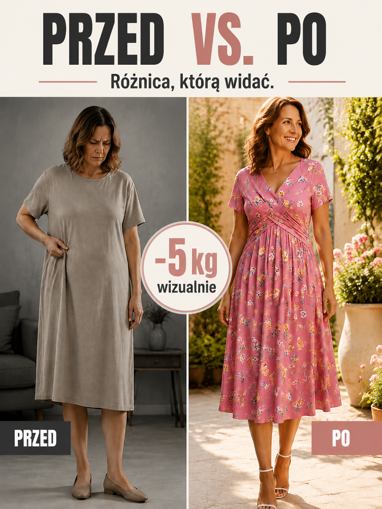 Sukienka z kwiatowym nadrukiem i skręconym detalem od projektanta marki