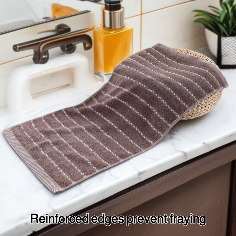 Absorbent cotton face towel for gentle facial cleansing