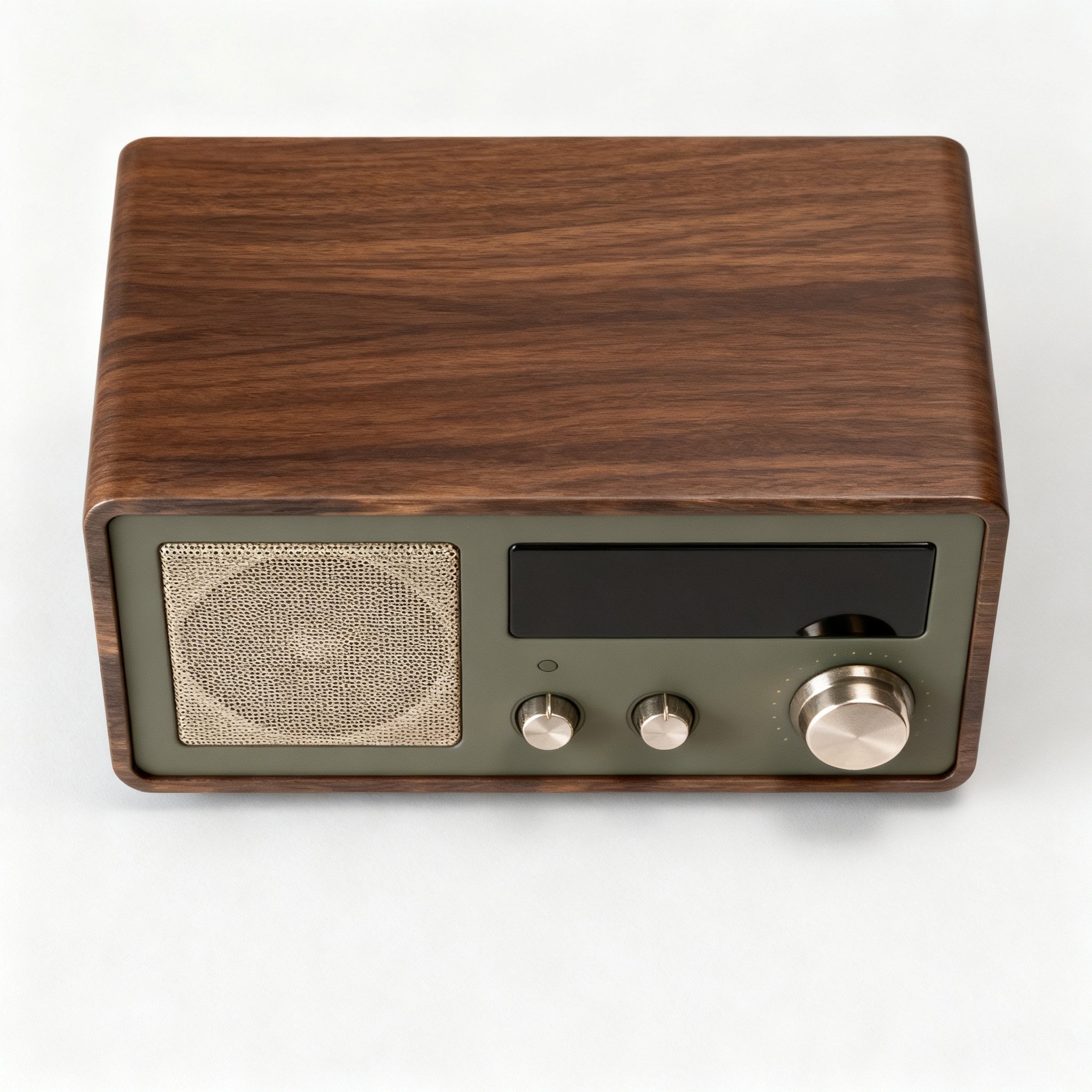 วิทยุวินเทจสีไม้ ตกแต่งบ้านสวย