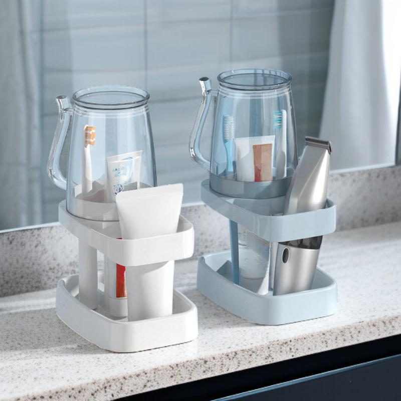 세면컵과 칫솔 세트