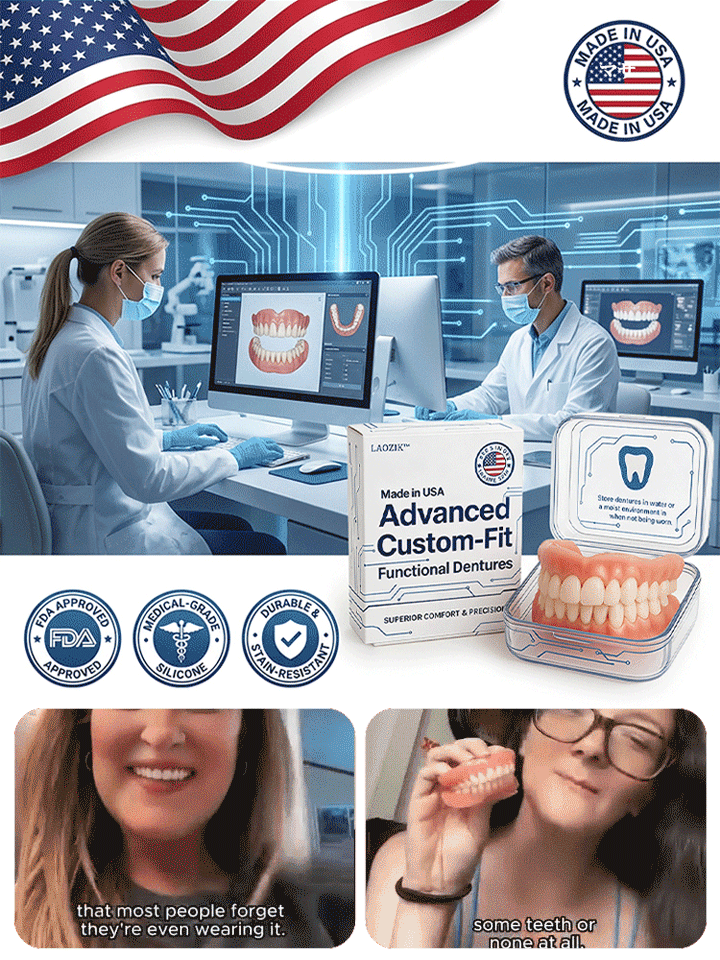 世界初の自動適用型・機能性デンチャーです。ナチュラルフィット入れ歯セット