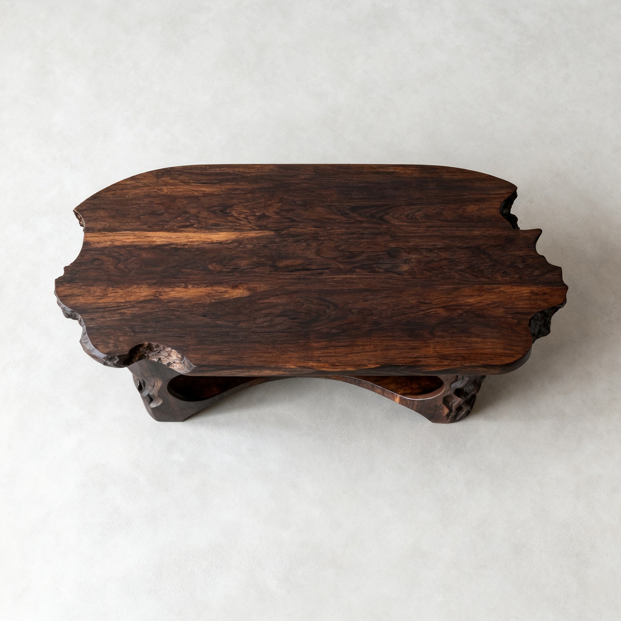 โต๊ะน้ำชางานไม้ศิลปะแกะสลักดีไซน์หรู