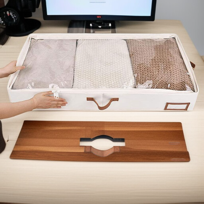 不織布ベッドボトムキルト収納バッグ