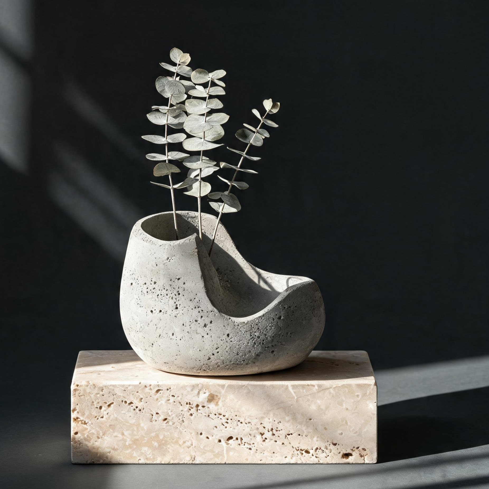 Modern Style Monochrome Vase