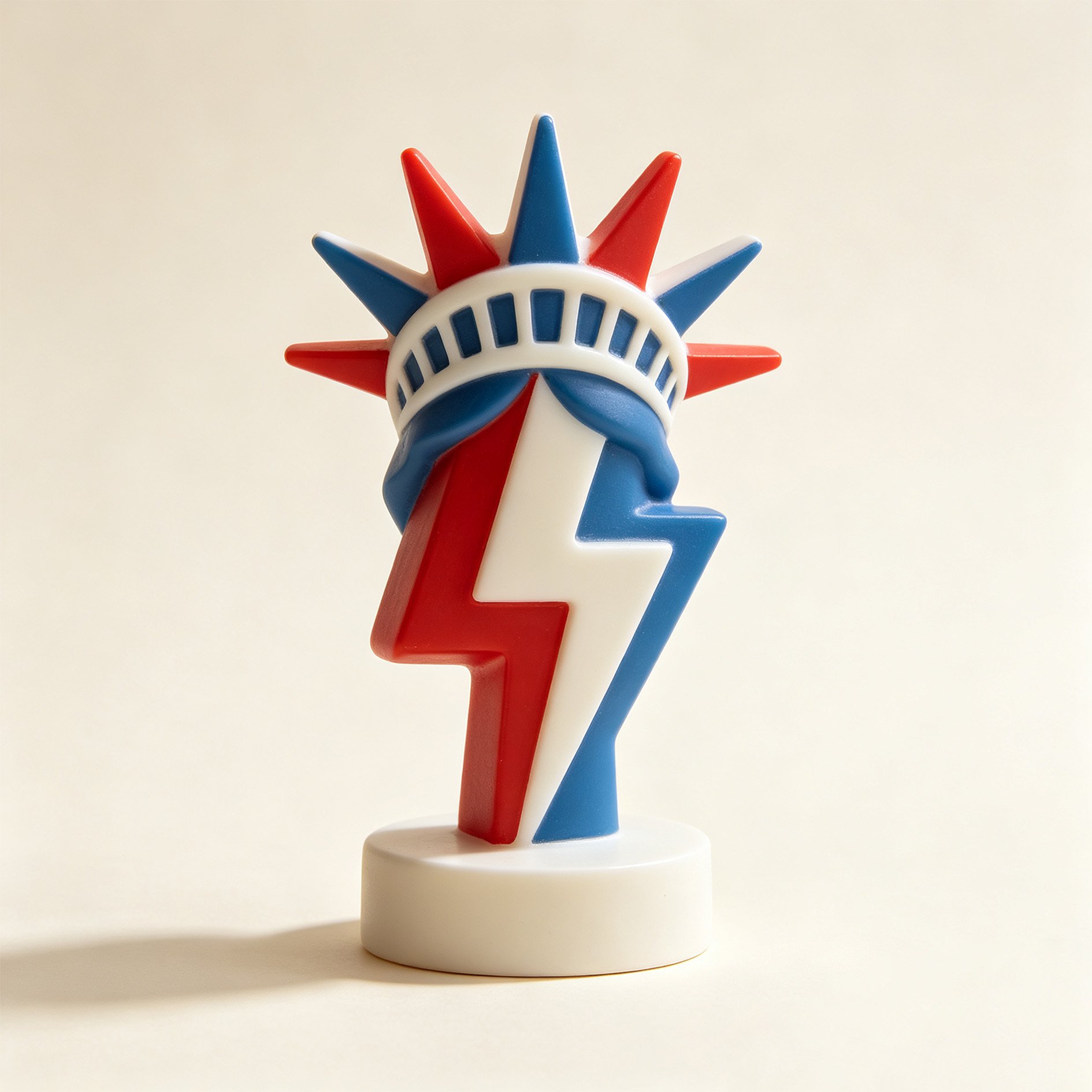 Lightning Statue of Liberty figurine