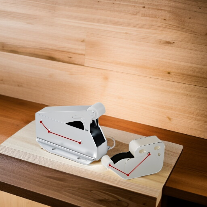 파워 리바운드 스프링핸들리스투명누름식찬장도어반발기 도어흡입반발기