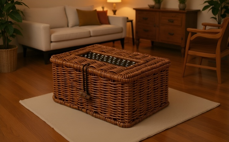 튼튼한 소재의 생활용 티슈 상자