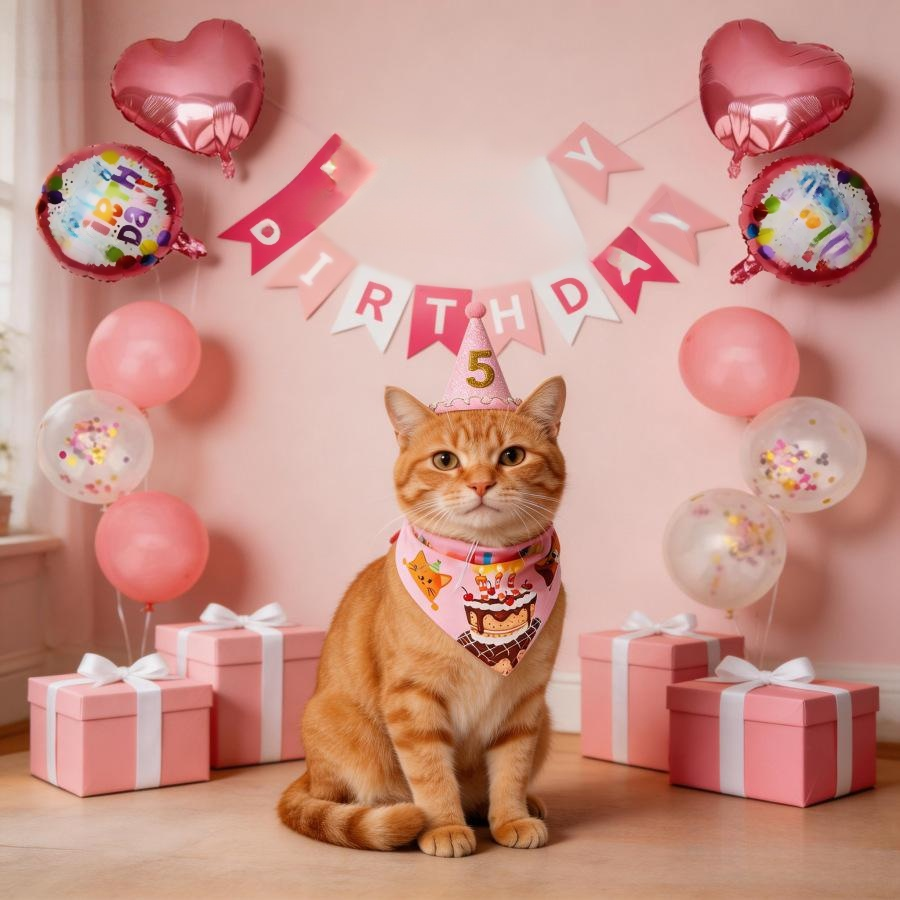 Set de cumpleaños para mascotas