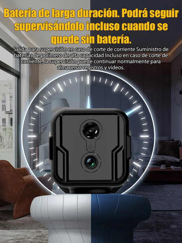 Cámara de Vigilancia Inteligente con Batería de 5 Años: Instálala Donde Quieras sin Taladros