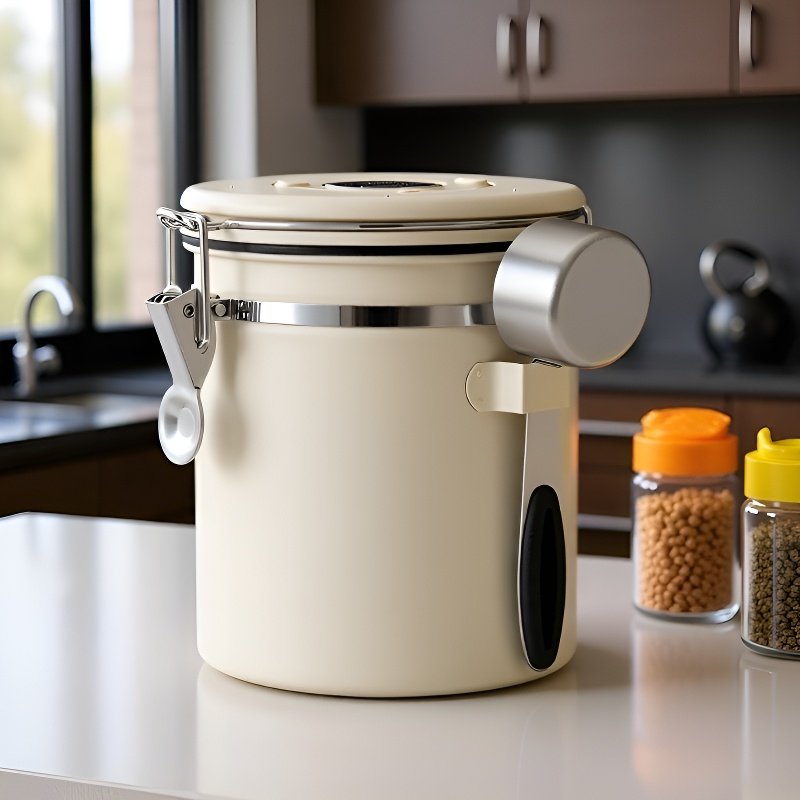 コーヒー豆保存容器