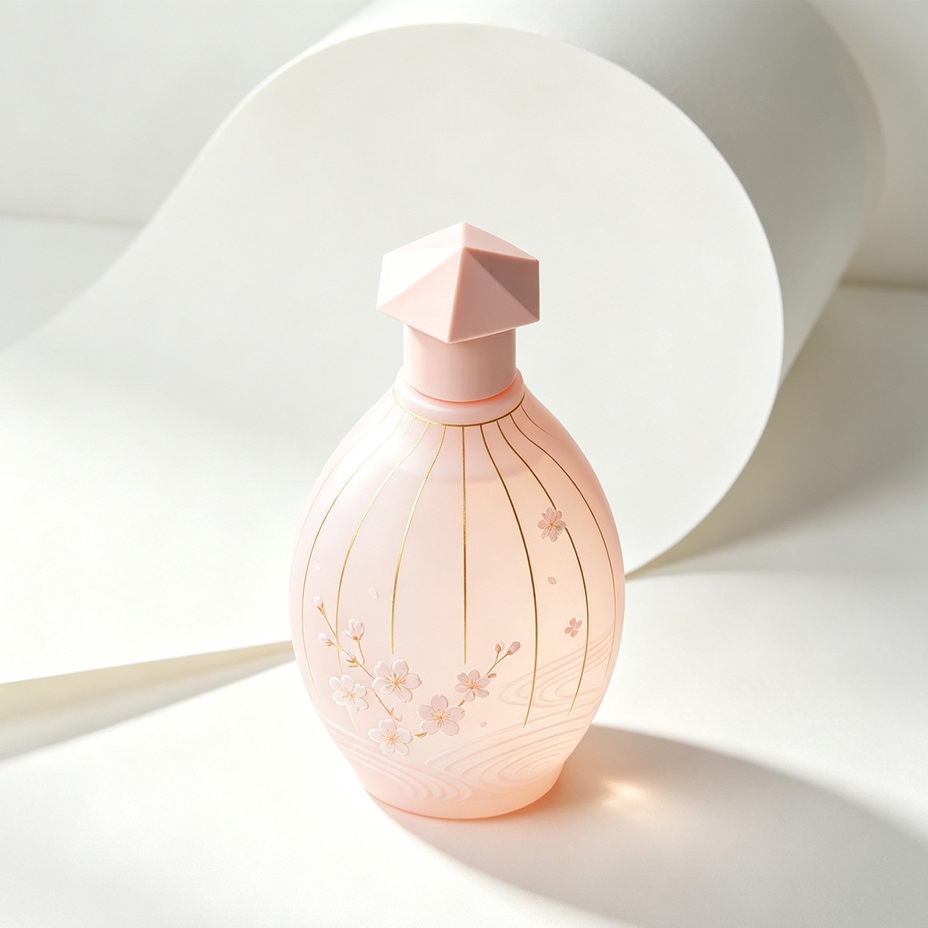 桜の香りの保湿ローション商品パッケージ