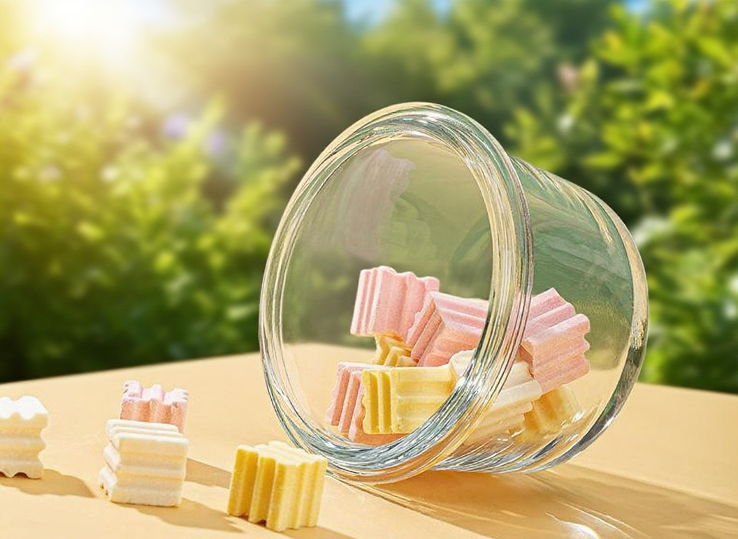 음식이 담긴 실리콘 내열 유리 도시락