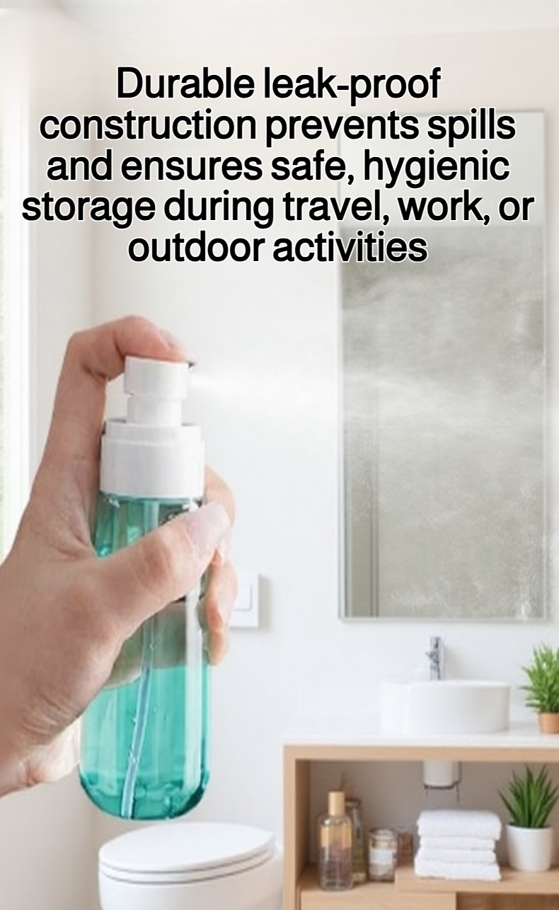 Refillable alcohol spray bottle pocket size