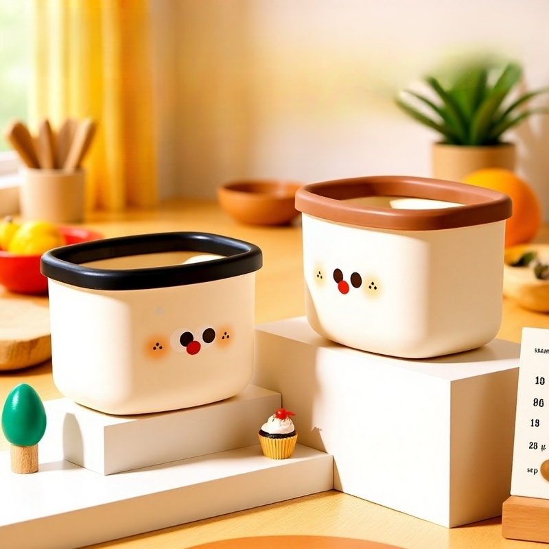 Niedlicher Desktop-Mülleimer, hoch aussehender Studentenwohnheim-Mini-Papierschrott-Aufbewahrungseim