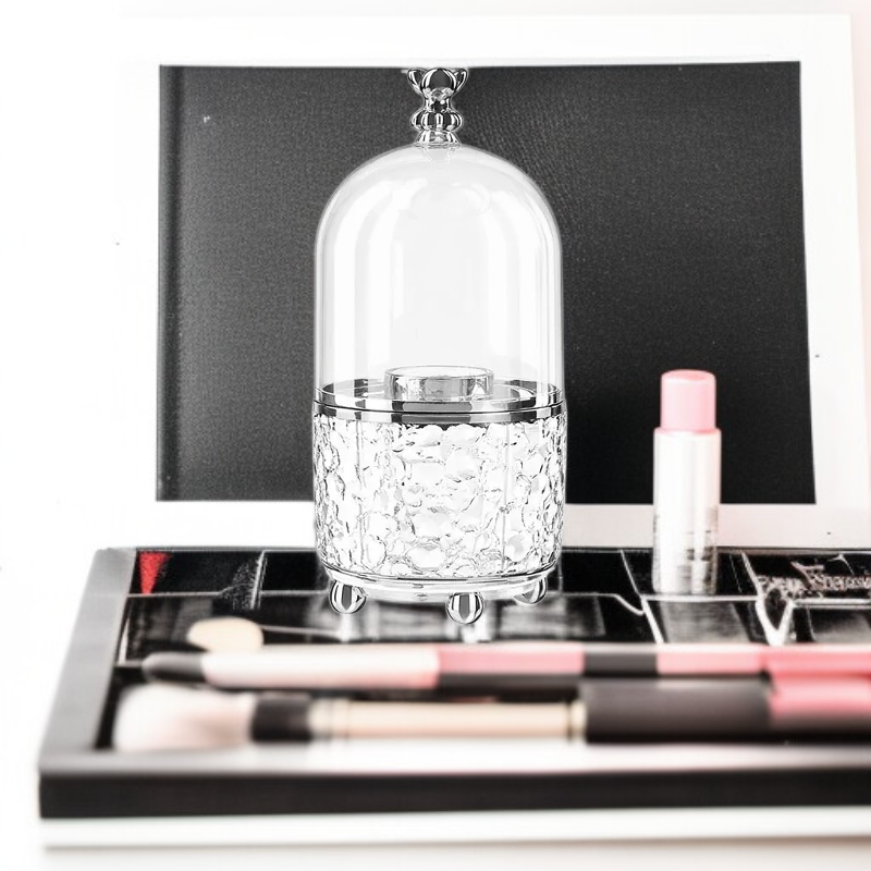 Desktop organizer for makeup brushes and lipsticks