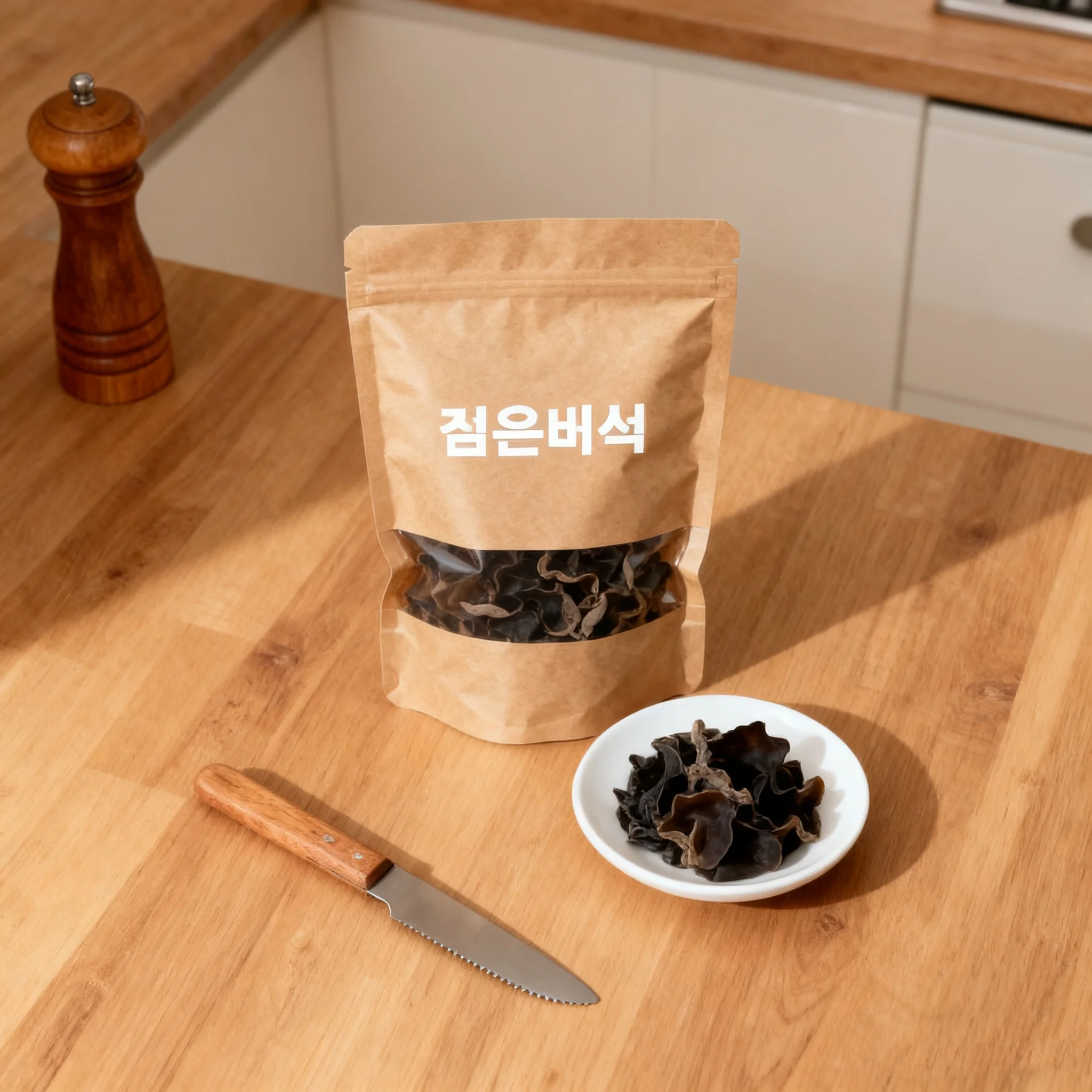 건강한 영양 흑목이