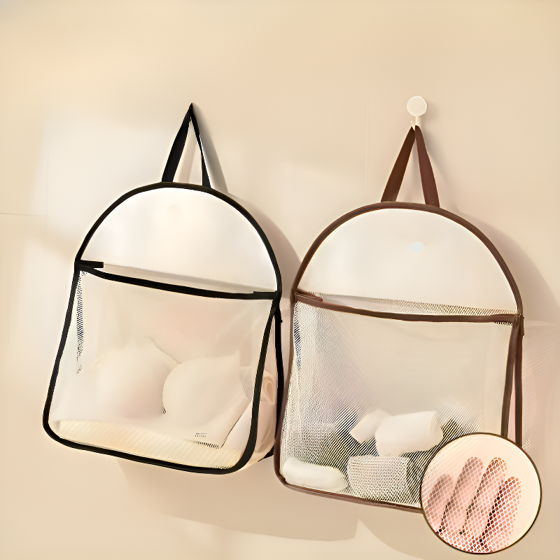 牛津布掛式網兜收納袋