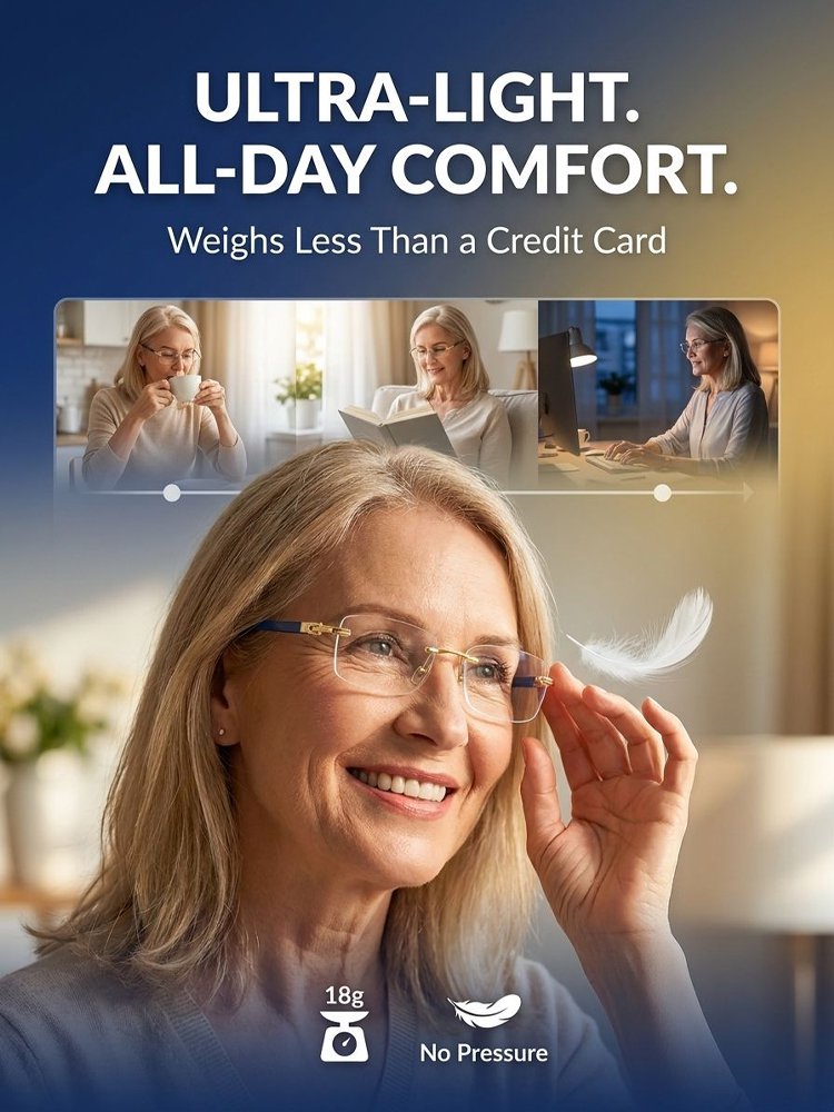[One Pair Does It All & Restores Vision] Automatic Adjusting Reading Glasses