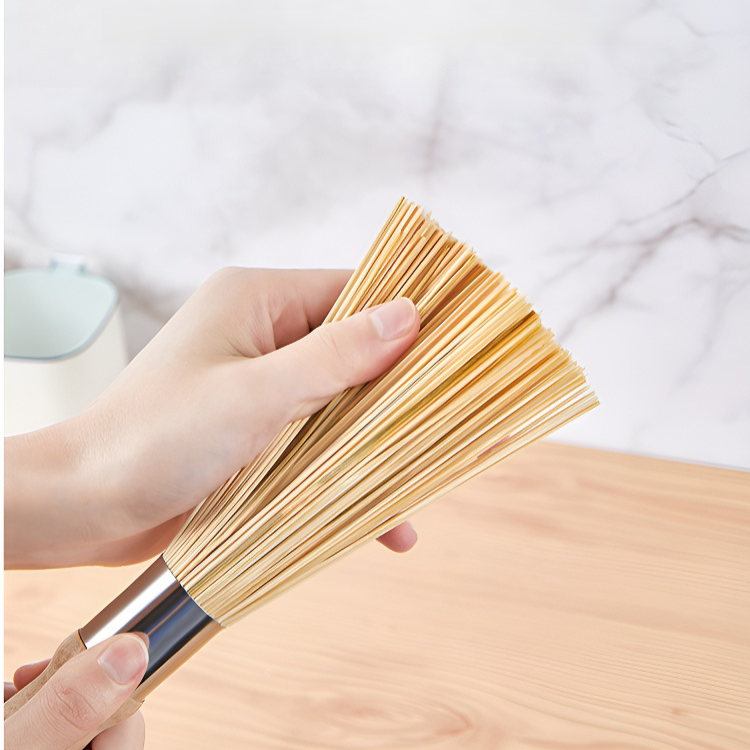 고급 대나무 냄비솔