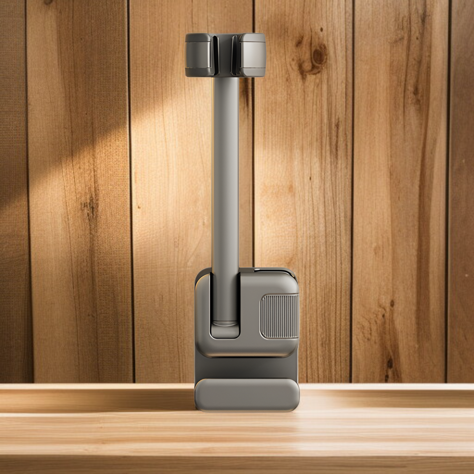 Durable metal hair dryer storage shelf