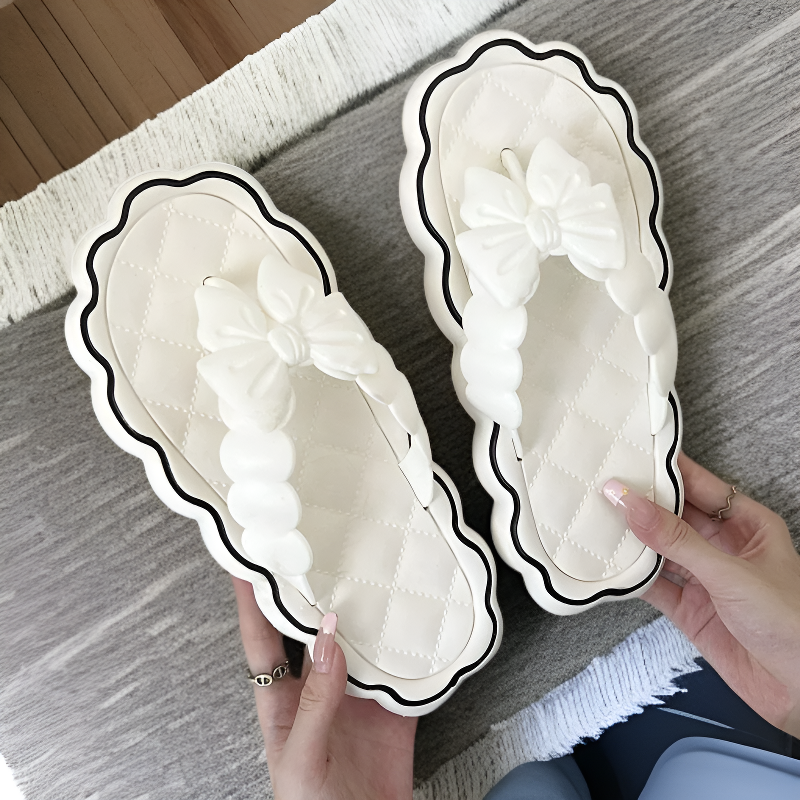 可愛舒適低跟拖鞋，夏天必備女鞋