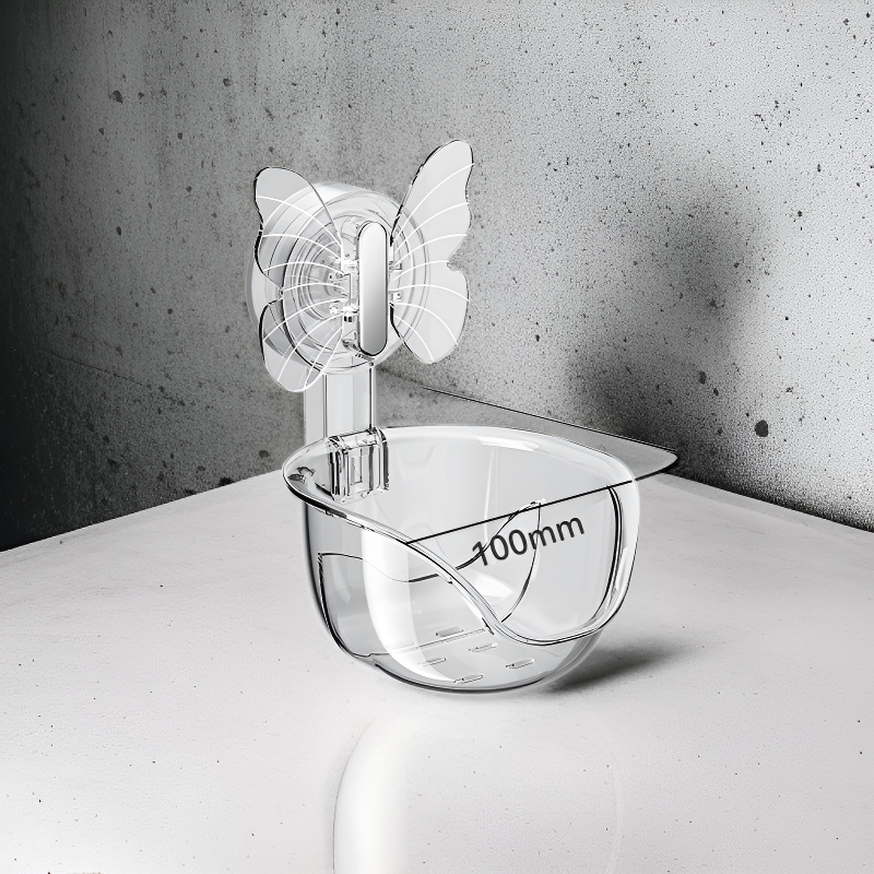 욕실용 뷰티 스펀지 수납 선반, 드릴 없이 설치 가능한 수납함