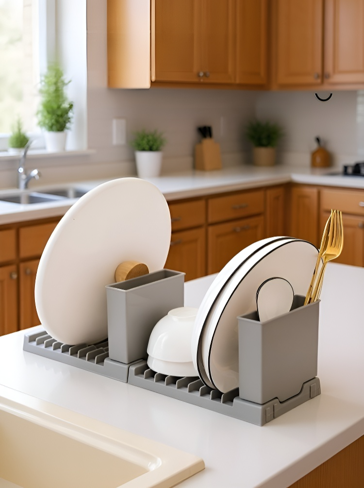 排水ラックの水切り機能