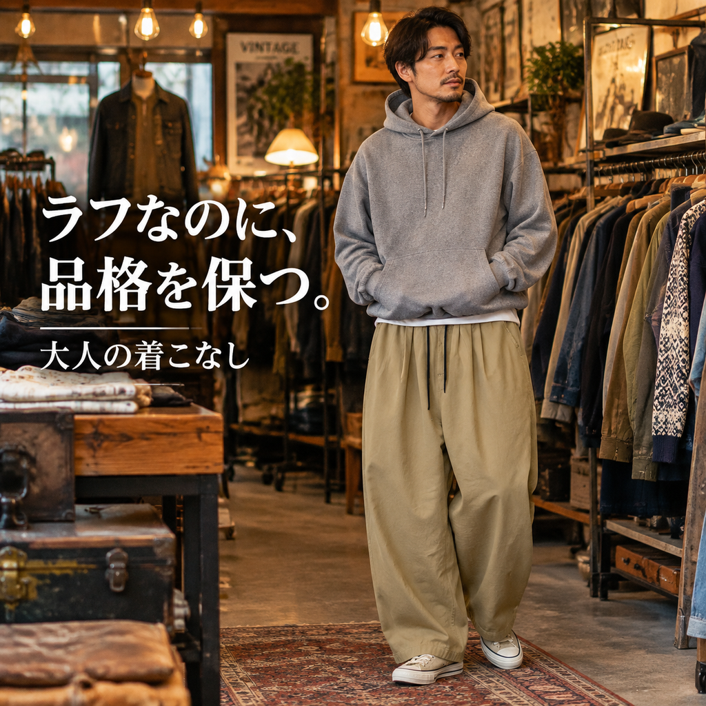 春秋用 日系 原宿スタイル ストレートルーズ ワイドパンツ メンズ