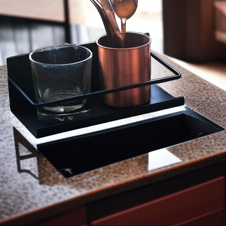 マグネット式キッチン収納ラック 多用途壁掛け冷蔵庫ハンガー 穴あけ不要