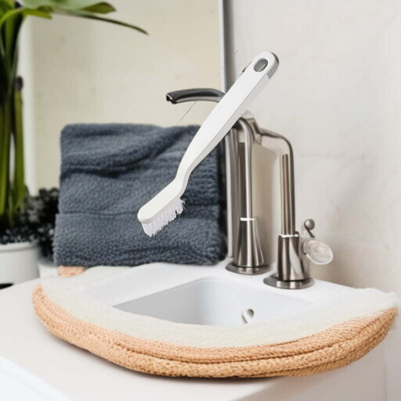 日本製バスルームブラシ タイルコーナー隙間ブラシ トイレブラシ ブラシアーティファクト 多機能クリーニングブラシ 床排水ブラシ