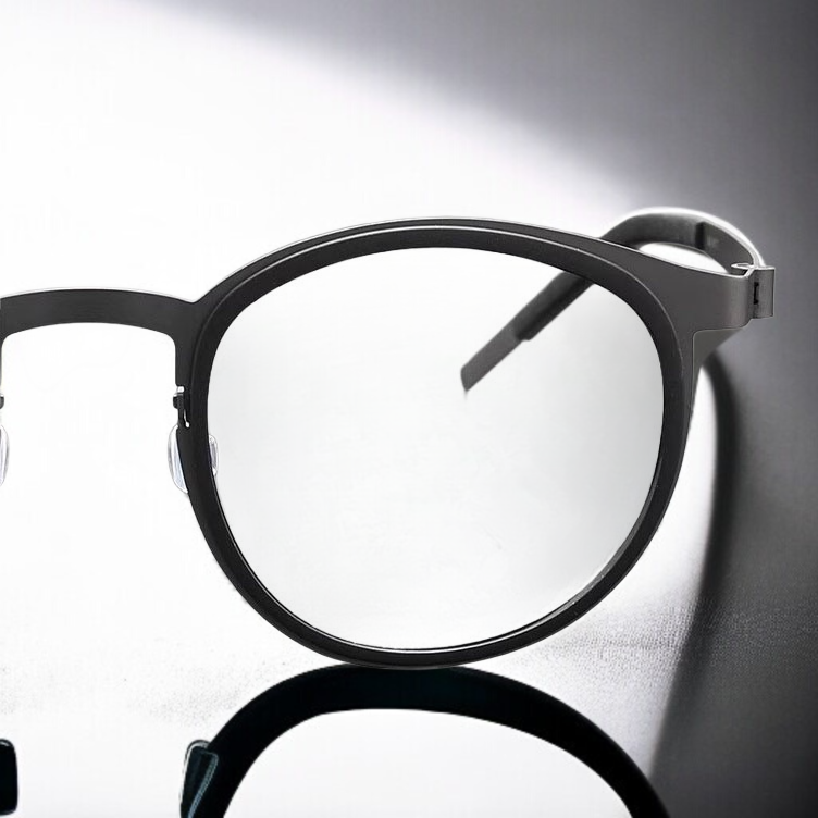 남성 순티타늄 돋보기 안경 동그란 테 대모 스타일 빈티지 돋보기 안경 나사 없는 고화질 중장년 근시안경