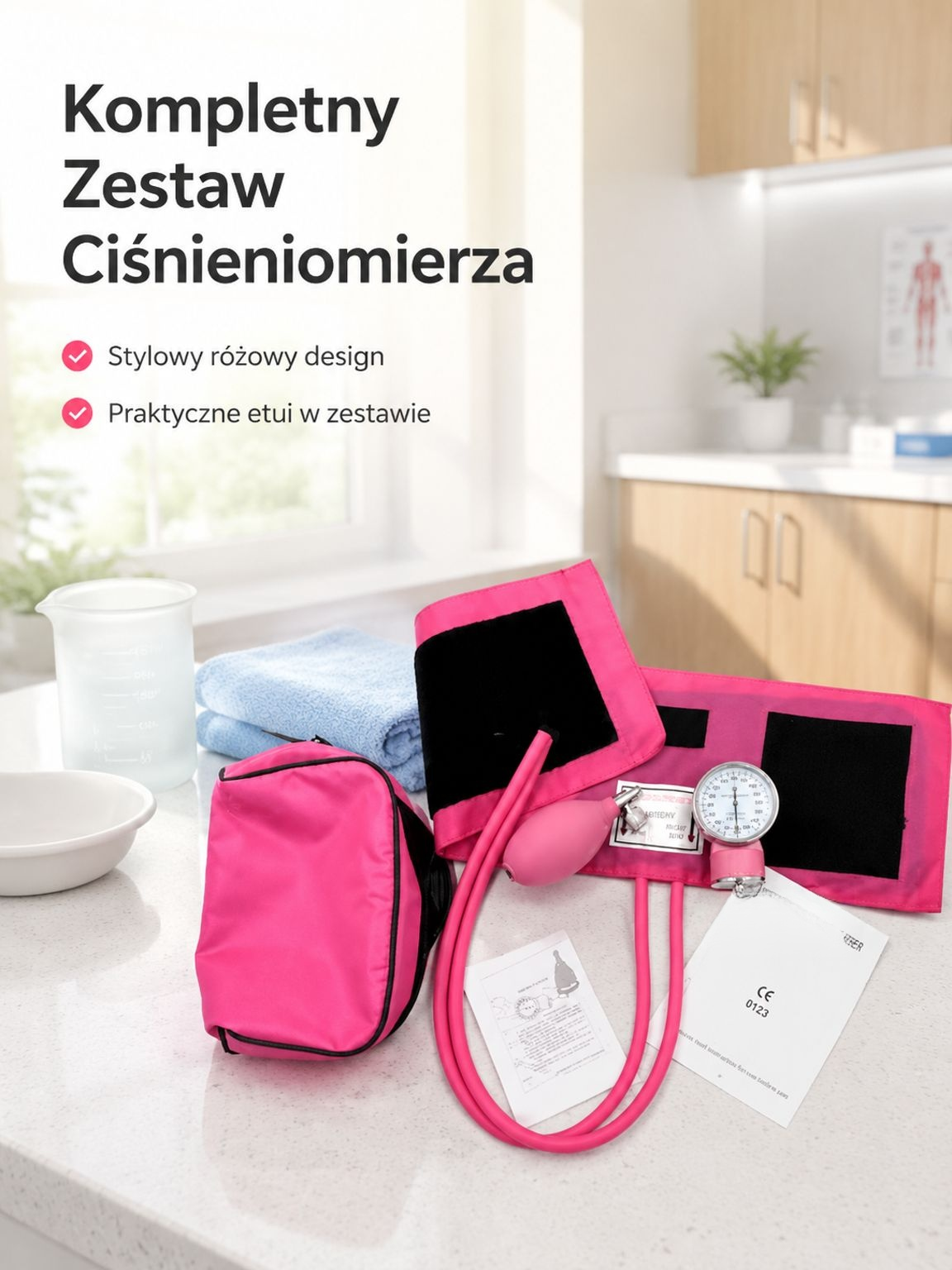 Dwugłowicowy stetoskop dla dorosłych