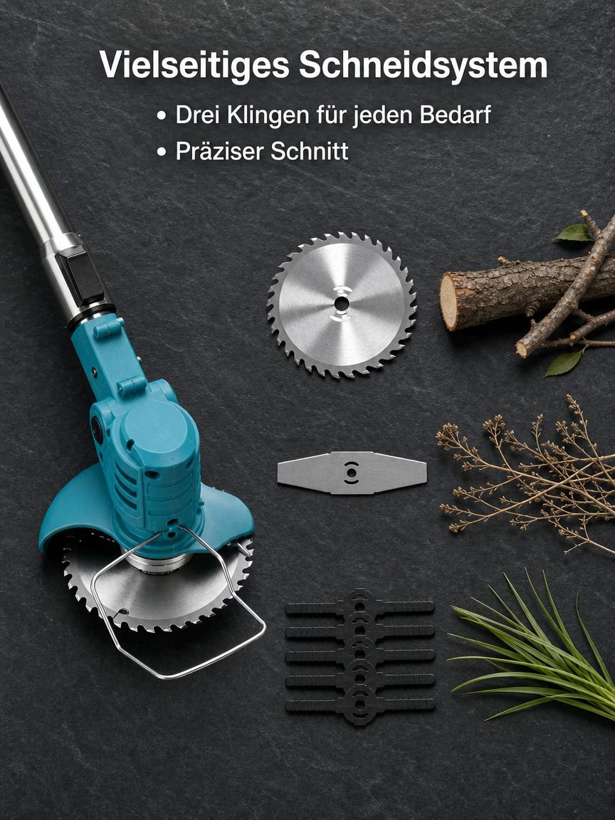 Leichter Rasentrimmer – ergonomisches Design
