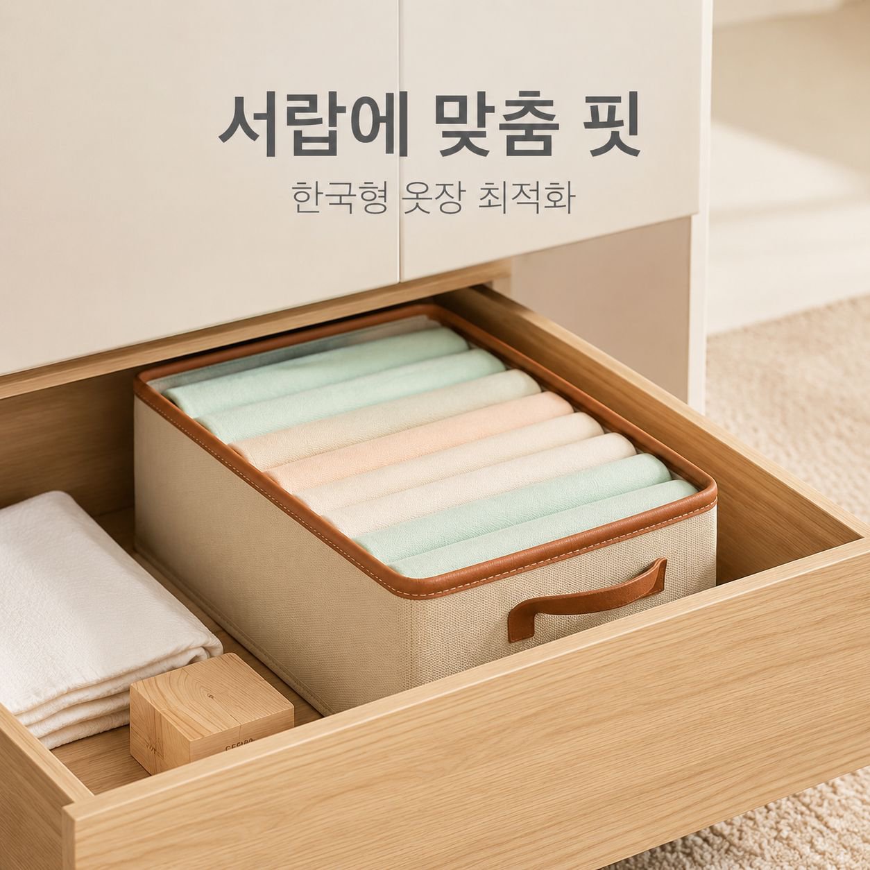 접이식 의류 수납함