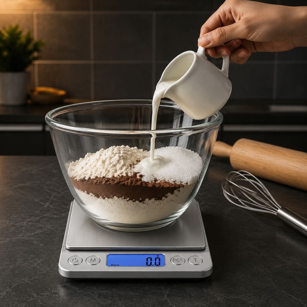 Balance de cuisine en acier inoxydable avec fonction de tare